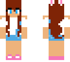 kawaii girl light blue eyes