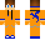orange blue dragon