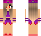 purple tomboy girl