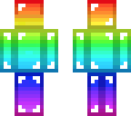 rainbow face underhead
