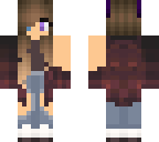 wolf girl flannel