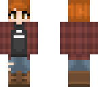 amber in flannel
