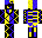 black yellow blue 