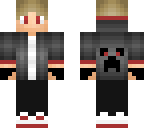 blond hair red hoodie