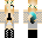 blonde half-wolf