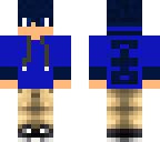 blue hair boy