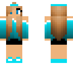 gamer girl one light blue eyes