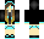 girl hoddie blue skin aka nd