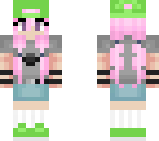 green and pink