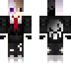 half skeleton and human