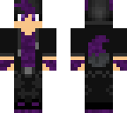 purple haired wolf