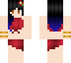 red bathing suit