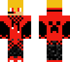 red creeper gamer boy