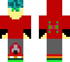 red h with blue hair and new overlay