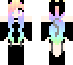 another rainbow cat girl
