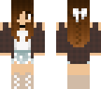 brown hair fall