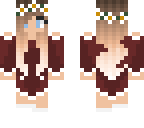 burgundy dress