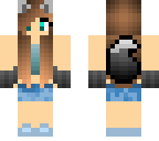 edit blue wolf girl