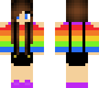 rainbow overalls