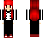 red haired skeleton girl