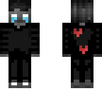 sad guy hearts on back