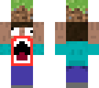 screaming noob with dirt
