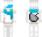 white wolf girl with blindfold