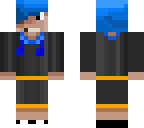blue hair boy