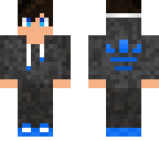 boy skin with hoodie