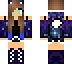 dip dye wolf girl
