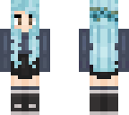 blue girl