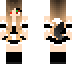maid girl with scar on eye