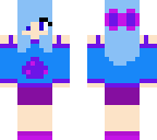pastel blue girl