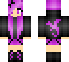 purple dragon hoodie girl