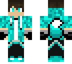 teal mech with tail