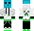 blue and green slime dj