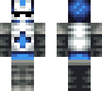 blue castle crasher with sunglasses
