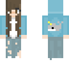 blue girl