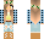 girl in blue