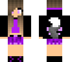 purple wolf girl