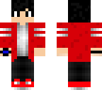 red sweater black hair