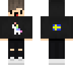 swedish boy with unicorn