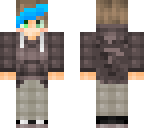 blue hair boy