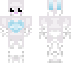 blue hearted bunny