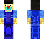 blue mustache