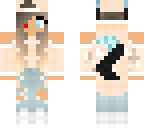 blue tipped werewolf girl skin edit