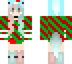 thew3ird0 in her christmas outfit