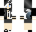 black and white wolf