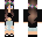 black flower girl