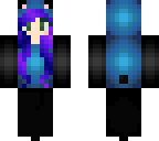 blue panda girl
